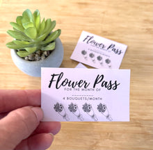 Load image into Gallery viewer, NEW! Flower Pass Punchcard-MAY